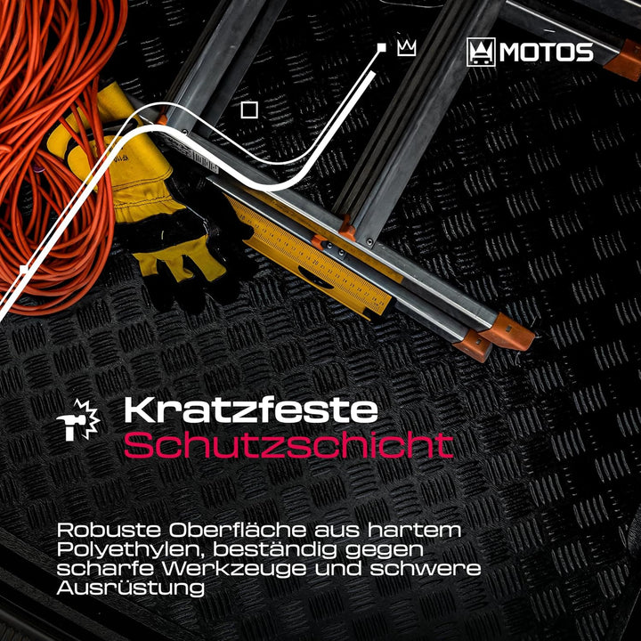 M MOTOS Kofferraumwanne Kofferraummatte passt für SEAT Leon IV MK4 ab 2020 Kompletter Schutz für Ihr