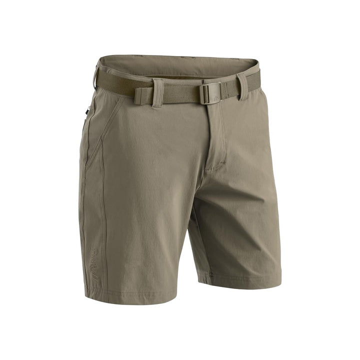 Maier Sports Herren Wanderhose Nil Short M, kurze Outdoor-Hose mit Gürtel, 5 Taschen bieten viel Sta