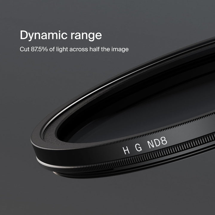 Urth 62 mm Grauverlaufsfilter Hard ND8 GND Filter (Plus+) 62mm, 62mm