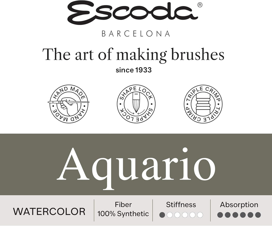 Escoda 8605 – 2 – Joseph zbukvic Pinsel, Set von 2