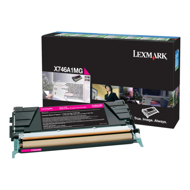 Lexmark X746A1MG Toner Cartridge für X748, magenta, magenta