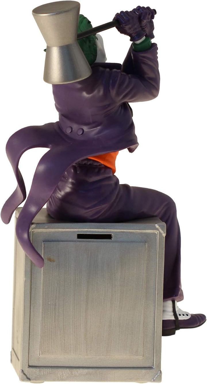 Plastoy DC Figur Spardose The Joker auf Safe, 80059, Mehrfarbig, Einheitsgrösse