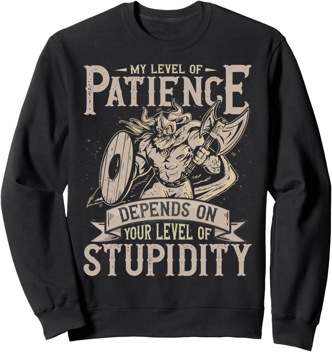 Wikingerkrieger Keltische Kultur Nordisches Design Sweatshirt