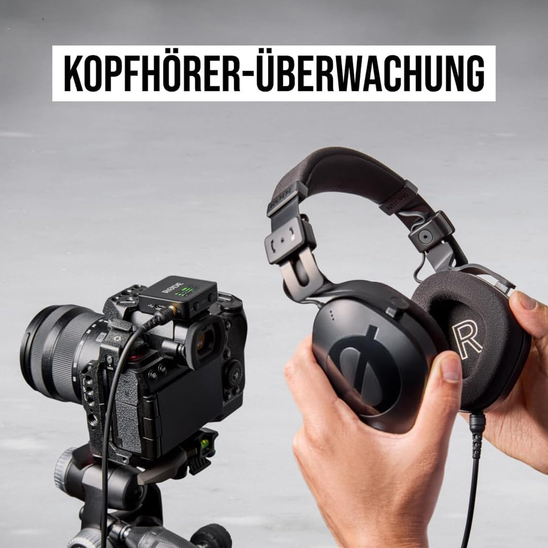 Rode Wireless GO Gen 3 Drahtloses 2-Kanal Mikrofon-Funksystem mit 2X Lavalier II Mikrofon und keepdr