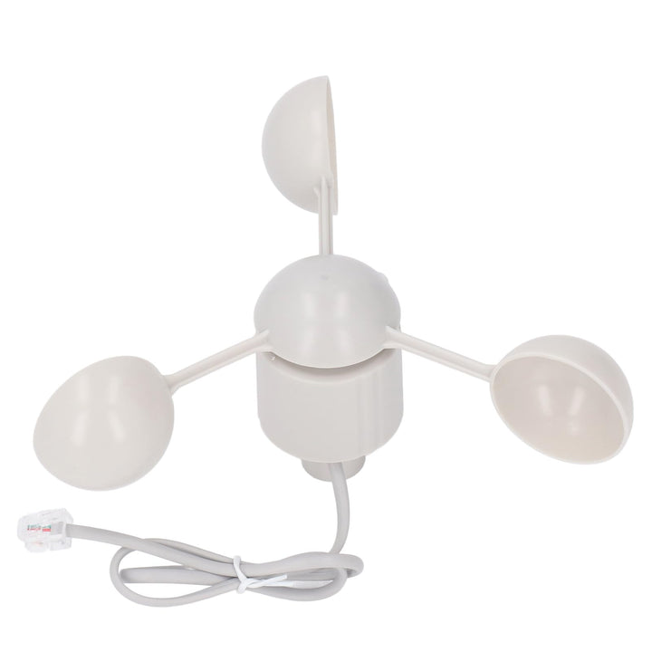 Windbecher, 3 Becher Windmessdetektor, Windgeschwindigkeitssensor-Anemometer mit RJ11-Anschluss, WH2