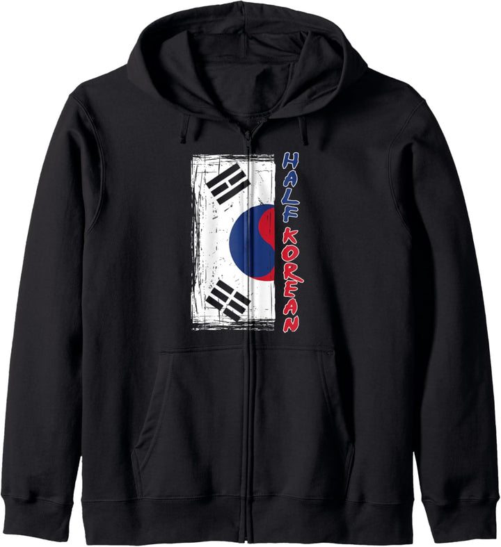 Halb Koreanisch und Deutsch - Koreanische Flagge - Korea Kapuzenjacke