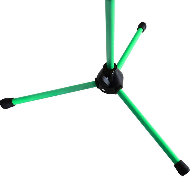keepdrum MS106 GR Grün Mikrofonständer Mikrofonstativ mit Galgen u. Metall-Sockel, Grün