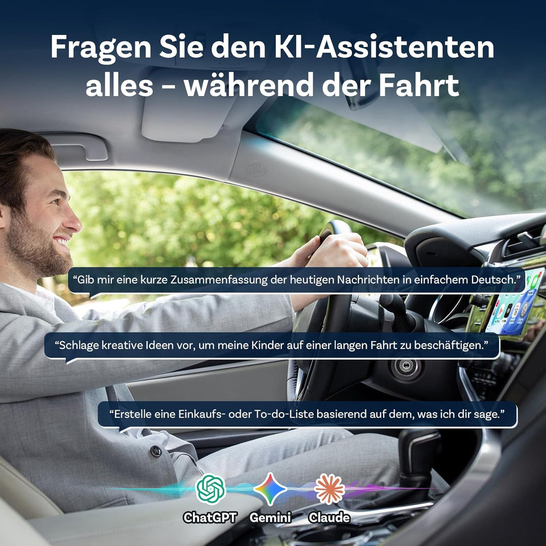 2026 Upgrade Ottocast Mini Pot, Wireless CarPlay & Android Auto Adapter, Plug & Play, WLAN 2.4G+5G,
