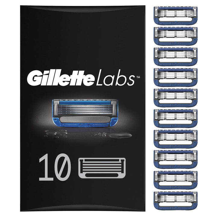 Gillette Labs Heated Razor Rasierklingen, 10 Ersatzklingen für beheizbaren Nassrasierer