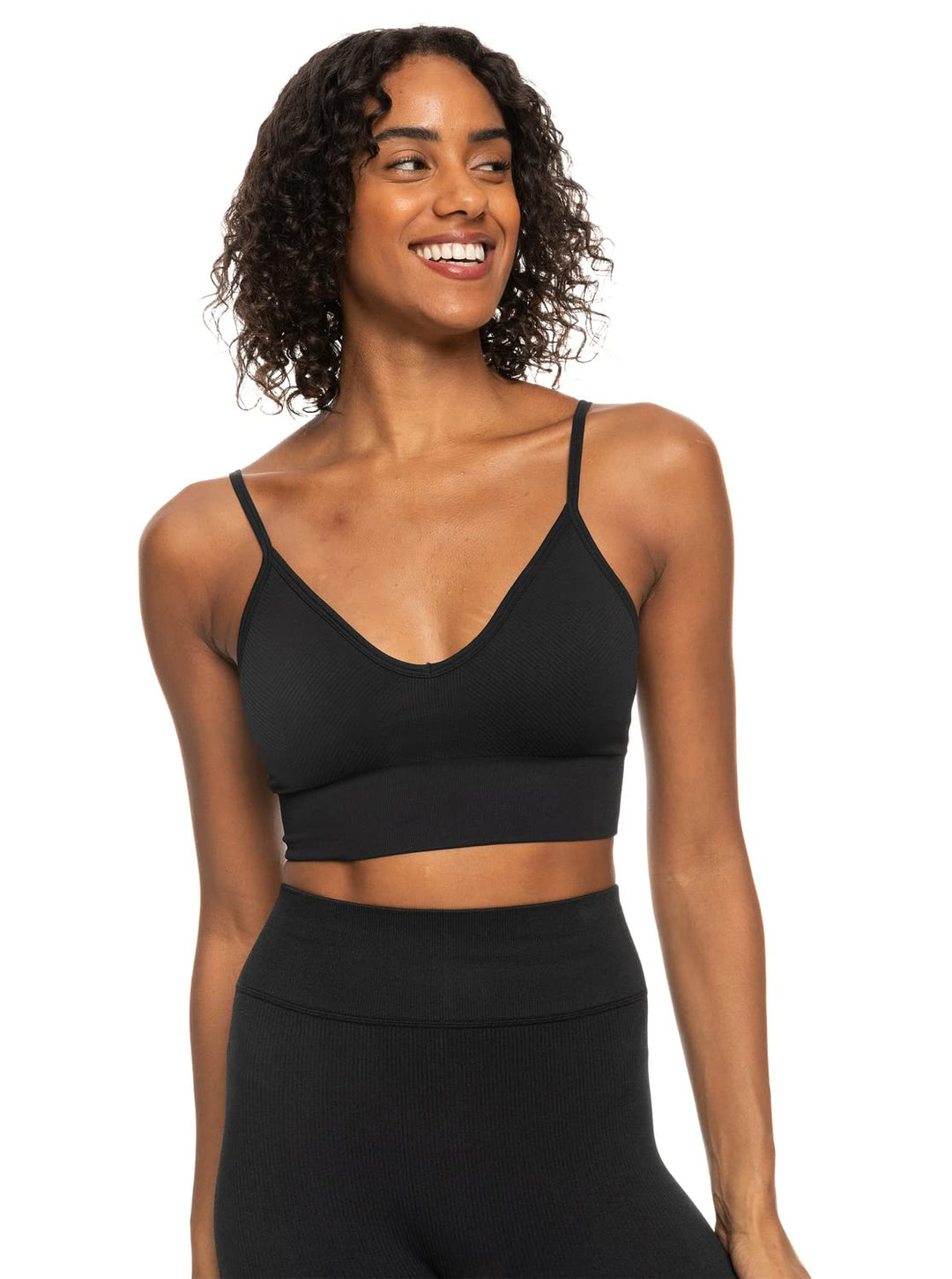 Roxy Damen Chill Out Seamless Sport-BH XS-S Anthrazit, XS-S Anthrazit