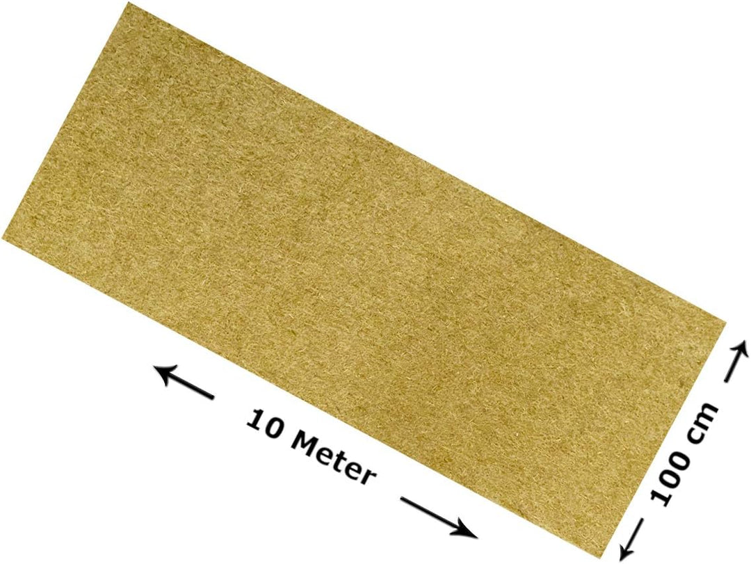 Nager-Teppich aus 100 % Hanf, Meterware, 1 m x 10 m x ca. 0,5 cm dick (EUR 6,79/m²), Nagermatte, Han