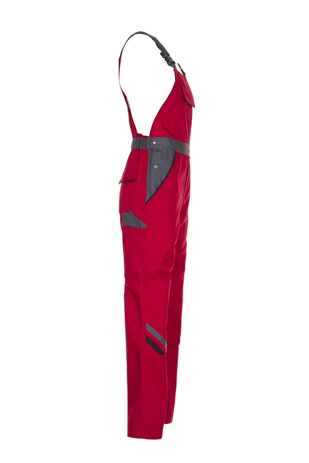 Planam Highline Herren Latzhose rot Schiefer schwarz Modell 2336 Grösse 48 rot/schiefer/schwarz 48,