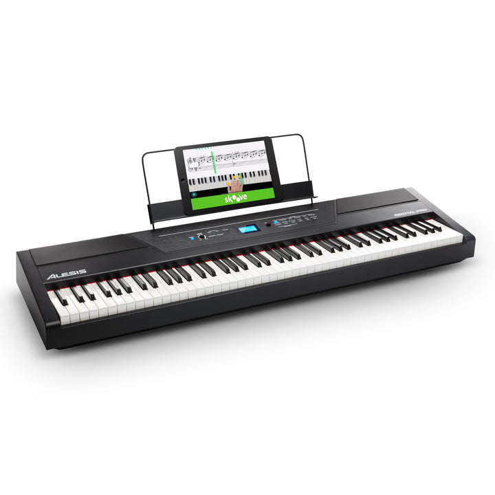 Alesis Recital Pro - E Piano 88 Tasten mit Gewichteten Volle Grösse Klavier, Lautsprechern, Kopfhöre