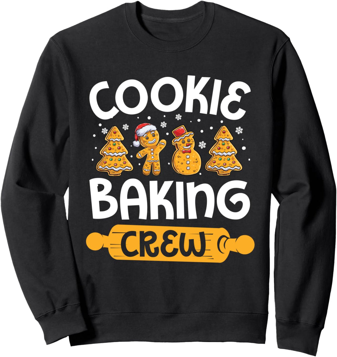 Back Team Bäcker Weihnachten Cookie Baking Crew Lebkuchen Sweatshirt