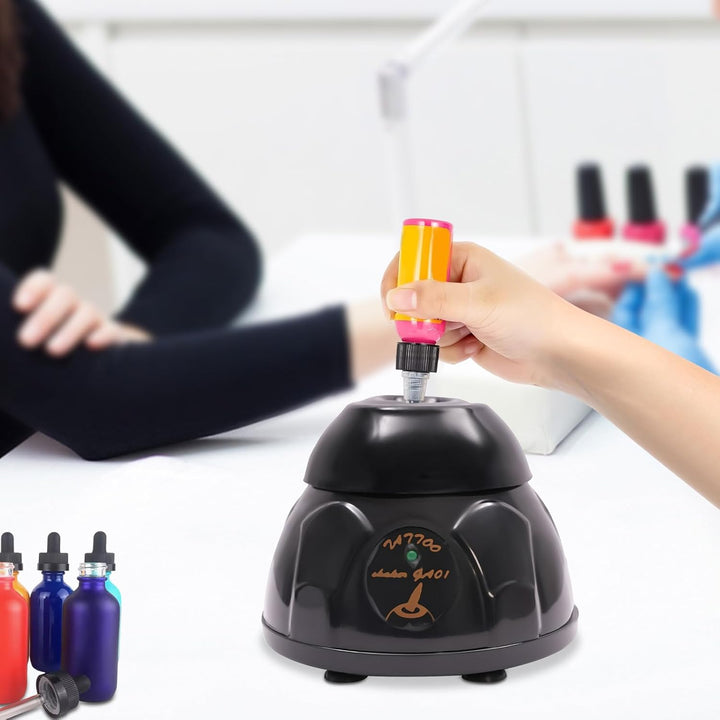 Mini Vortex Mixer, Elektrischer Paint Shaker mit rutschfeste Saugnäpfe, 5200U/min Pigmenttintenmisch