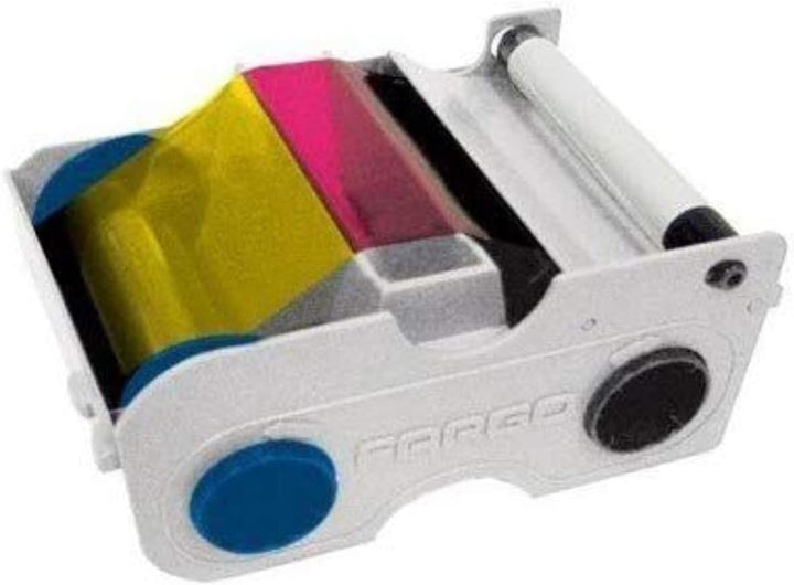 Fargo DTC1000 YMCKO Farbbandkassette mit Reinigungsrolle - 45000, Ymcko