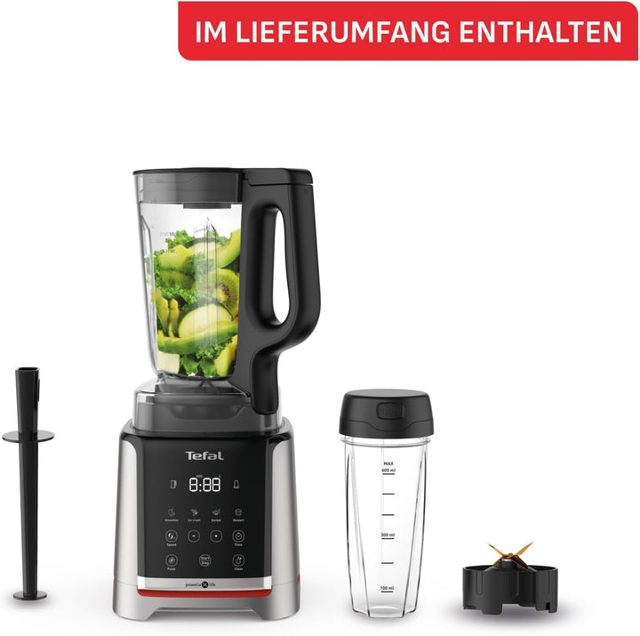 Tefal InfinyMix Hochgeschwindigkeits-Standmixer, 5 Auto-Programme + manuelle Einstellung, 2,6-l-Trit