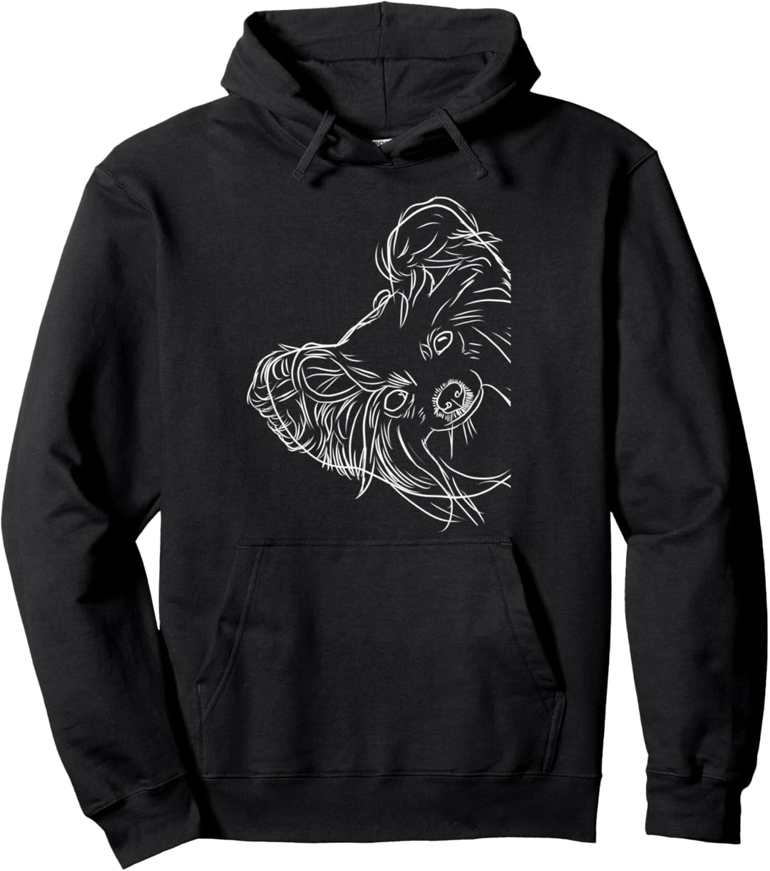 Witziger Hund Chinesischer Schopfhund Pullover Hoodie