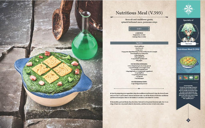 Genshin Impact Official Cookbook: Culinary Journeys Across Teyvat, Gebundenes Buch
