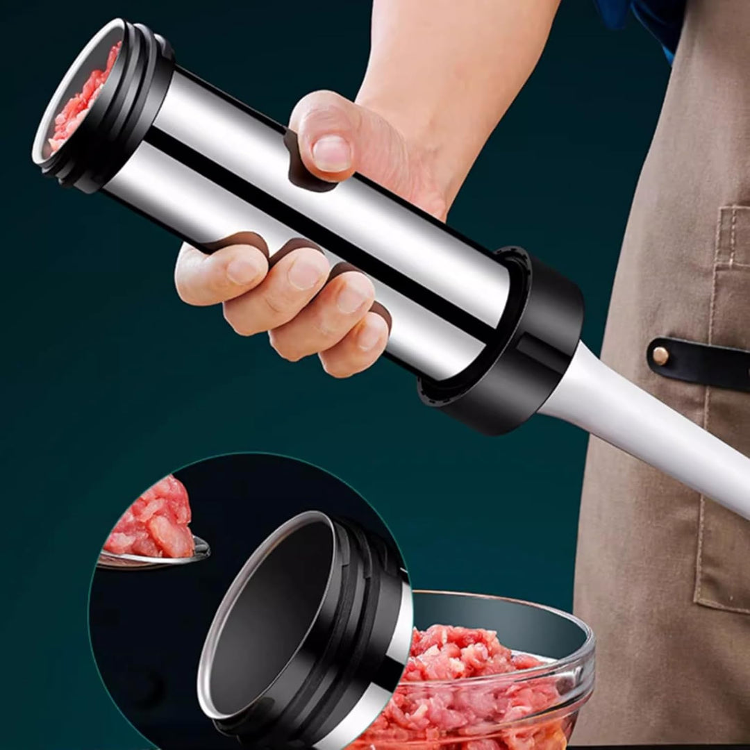 Xinlie Wurstfüller Manuell Wurstfüller Wurstspritze Wurstfüllrohre für Hausgemachte Wurstfüllwerkzeu