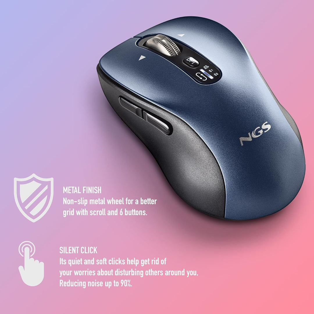Ngs Infinity-rb Wireless Mouse One Size Modern bunt, Modern bunt