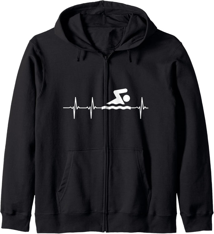 Swimming Heartbeat Kapuzenjacke