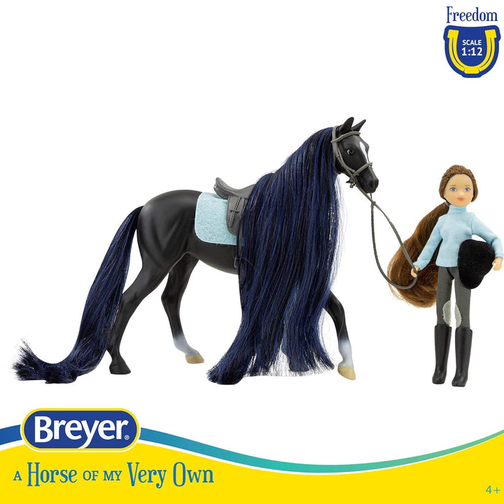 Breyer 90.61145 Jet &amp; English Rider, Charlotte Modern, Modern