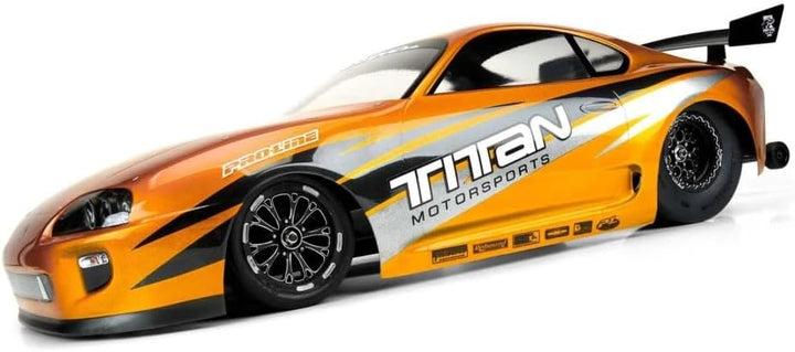 1/10 1995 Toyota Supra Clear Body: Drag Car