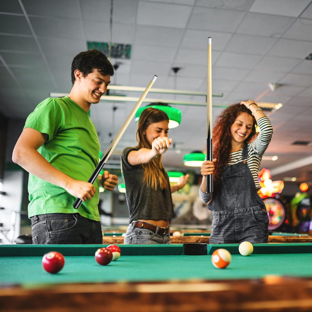 VANLAN Billard-Queue-Sticks aus Holz, Shorty-Queues, Pool-Queues für Kinder, Hartholz, Billardqueue,