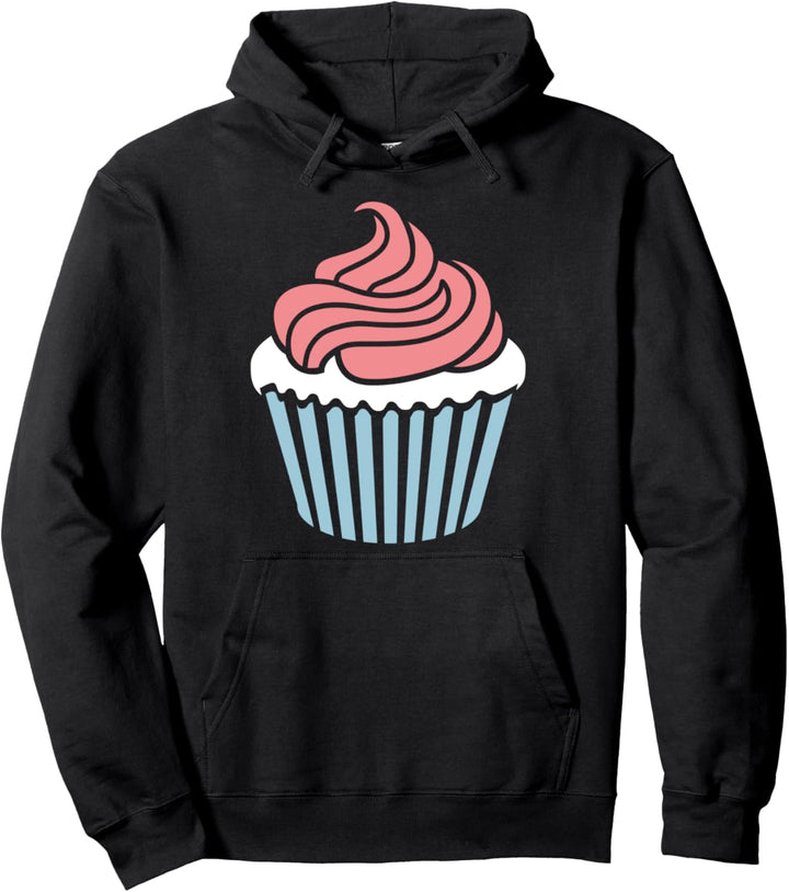 Cupcake mit Zuckerguss Pullover Hoodie