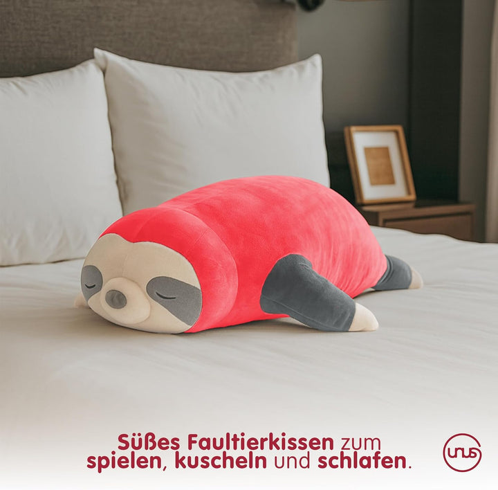 UNUS Seitenschläferkissen Stillkissen Lagerungskissen Faultier Kissen für Kinder Dekoration extrem w