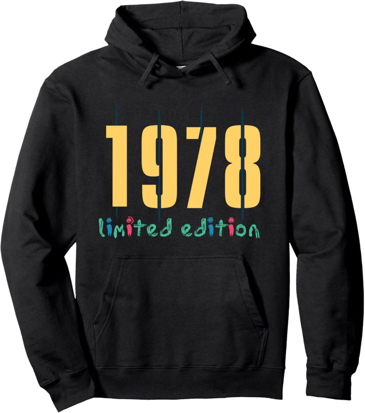 46. Geburtstag Mann Frau 46 Jahre 1978 Deko Lustig Geschenk Pullover Hoodie