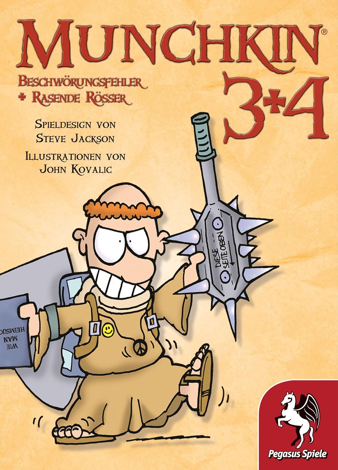 Pegasus Spiele 17224G - Munchkin 3+4 Single, Single
