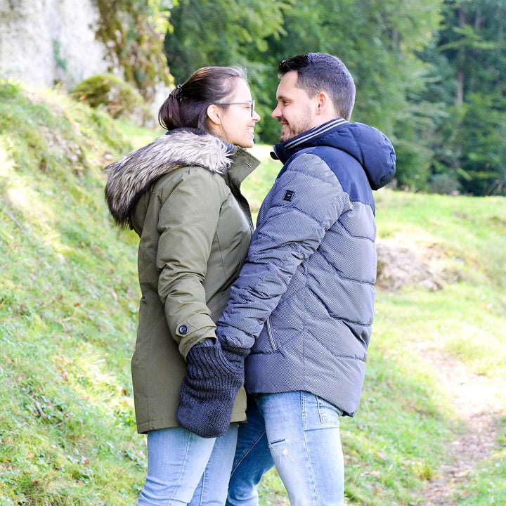 McRon gefütterter Partnerhandschuh Modell Valentin naturdunkelbraun Einheitsgrösse, naturdunkelbraun