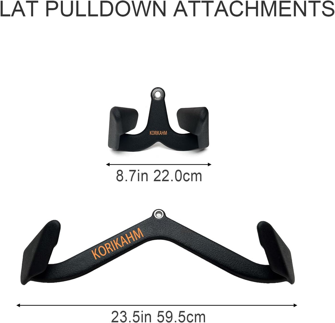 Ergonomic Design Lat Pull down Bar Grip Handle, Lat Pulldown Attachments, Strength Trainer for Athle