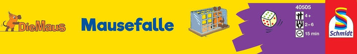Schmidt Spiele 40505 Maus, Mausefalle, Kinderspiel, bunt Single, Single