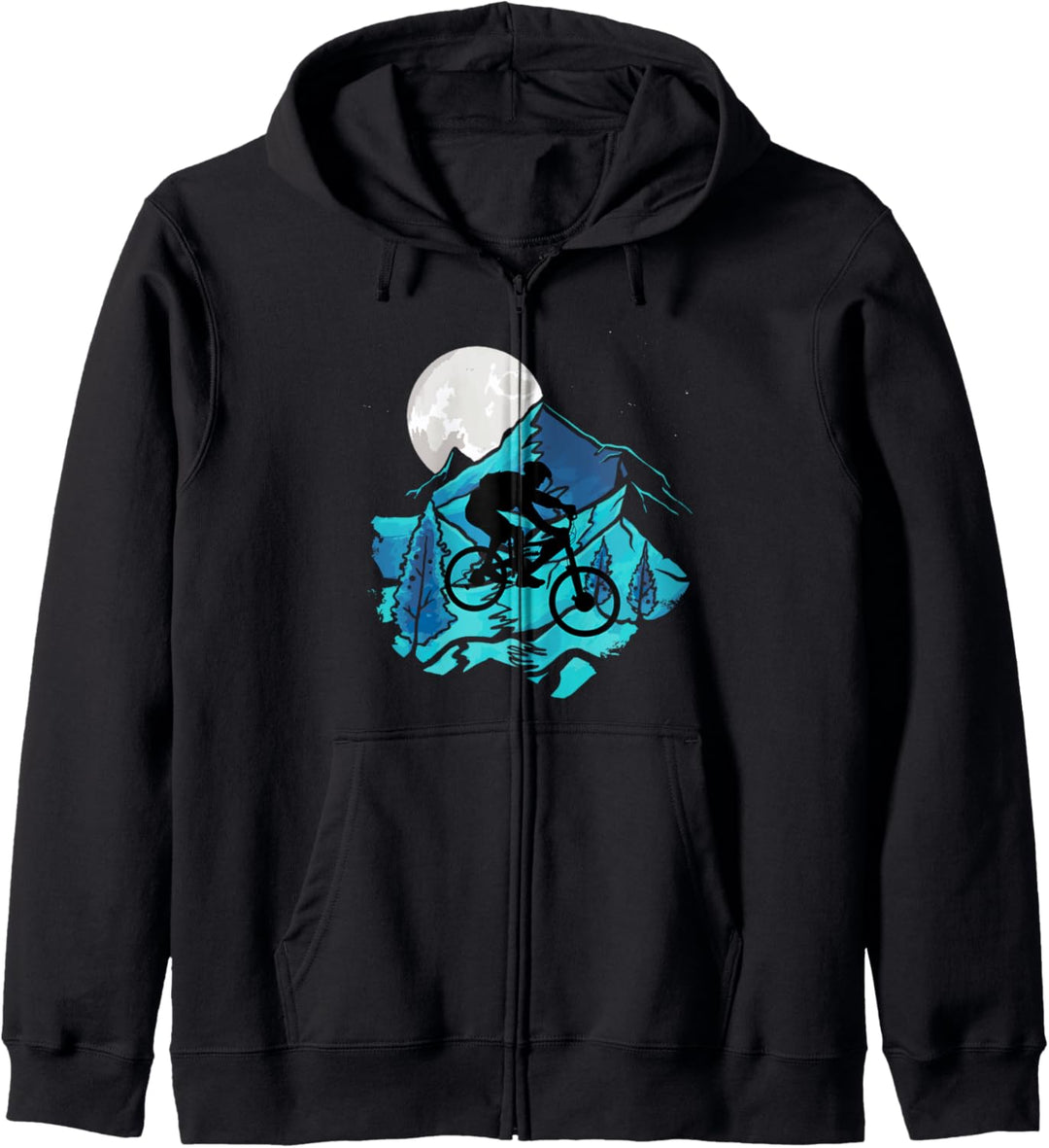 MTB Downhill Mountainbike Mountain Bike Mountainbiker Kapuzenjacke