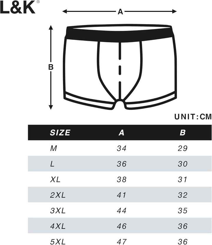 L&K 10er Pack Herren Boxershorts Men Retroshorts mit tollem Muster Baumwolle 1102 M 1114-8er Pack, M