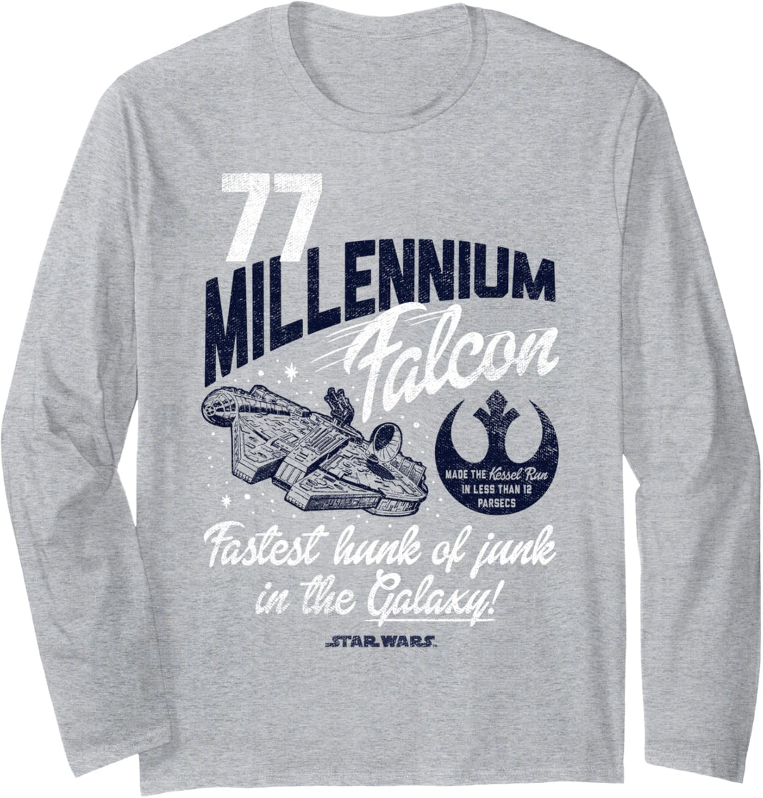 Star Wars Millennium Falcon Fly Vintage Langarmshirt