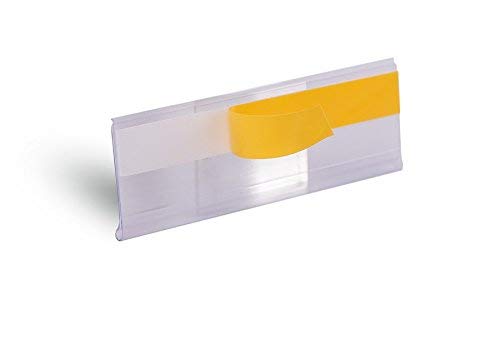 Selbstklebende Etikettenhalter für Einstecketiketten 300 mm Breit/Tickethalter/Etiketten Halter (107