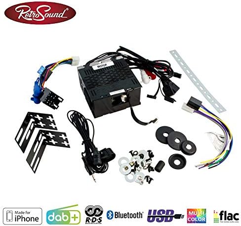 RETROSOUND Motor-6" DAB+ Komplett-Set Design Mexico mit Zubehör RSD-Mexico-6 Autoradio für Oldtimer