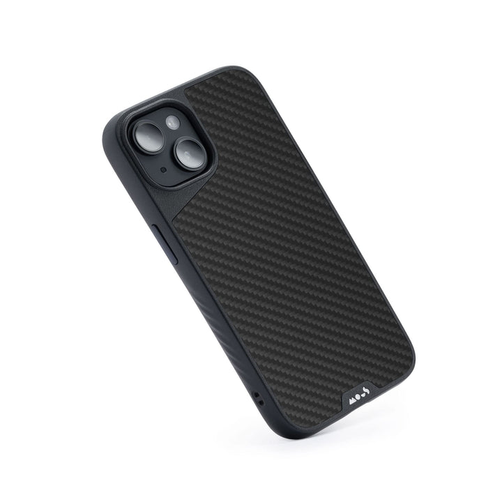 Mous - Hülle für iPhone 14 - Carbonfaser - Limitless 5.0 - Handyhülle iPhone 14 MagSafe-Kompatibel C