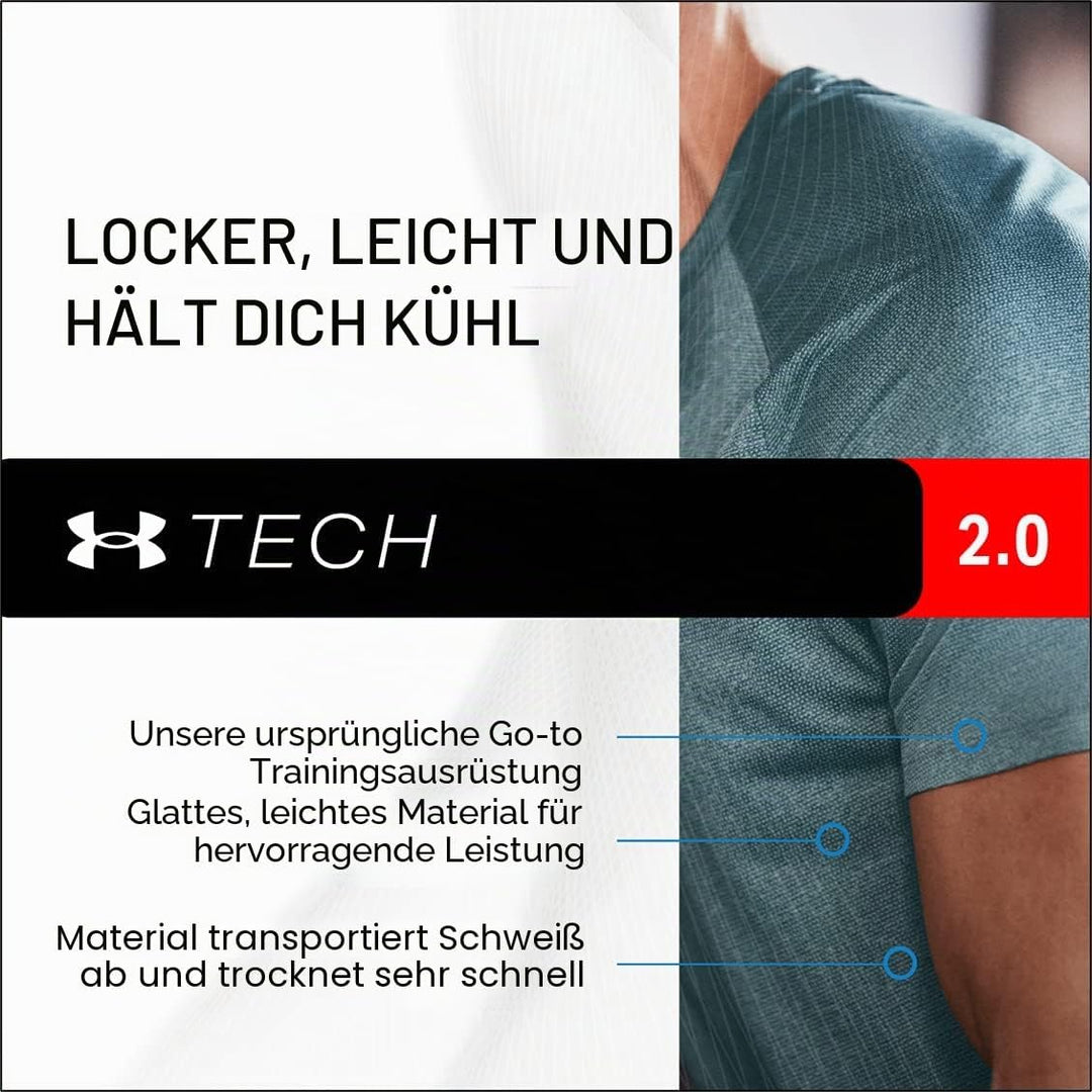 Under Armour Herren UA Tech 1/2 Zip Pullover S Schwarz, S Schwarz