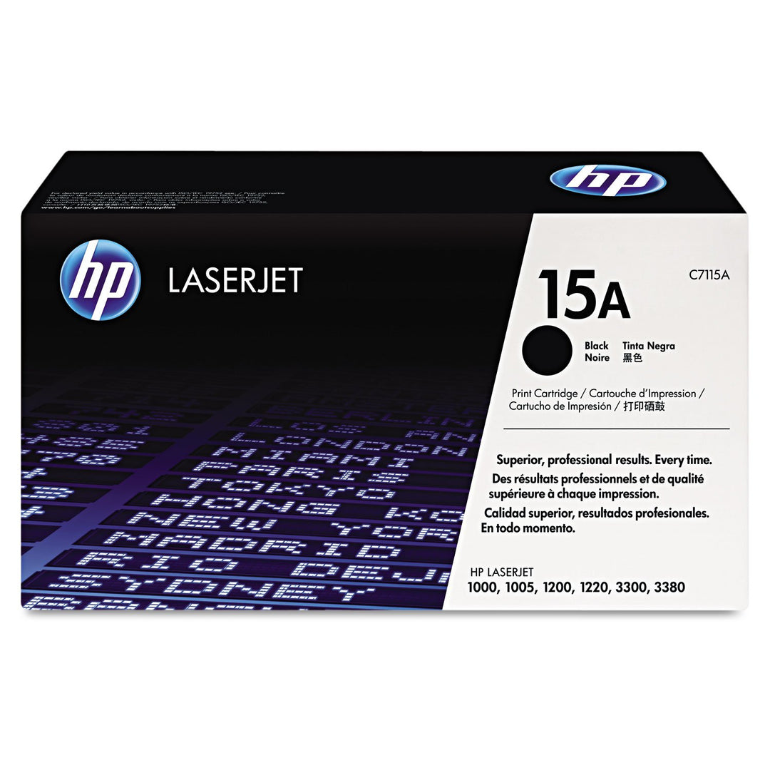 Original Toner passend für HP LaserJet 3300 MFP HP 15A C7115A - Premium Drucker-Kartusche - Schwarz