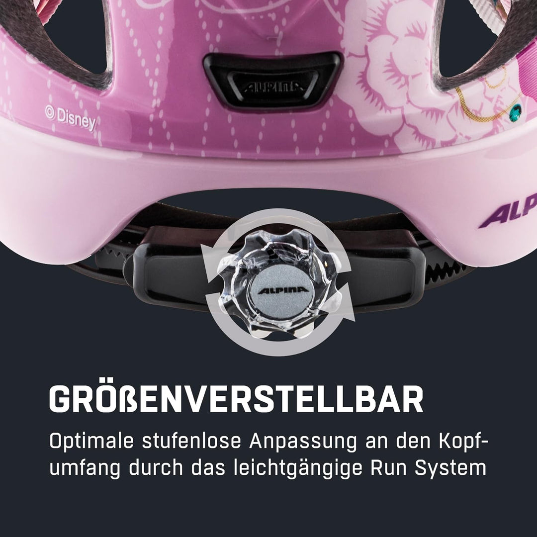 ALPINA XIMO - Leichter, Sicherer &amp; Bruchfester Fahrradhelm Mit Optionalen LED-Licht Für Kinder Rapun