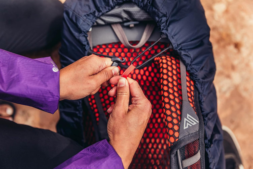 Gregory Trial Accessories - Raincover - wasserdichte, reflektierende Regenhülle für Rucksack Rot (Be