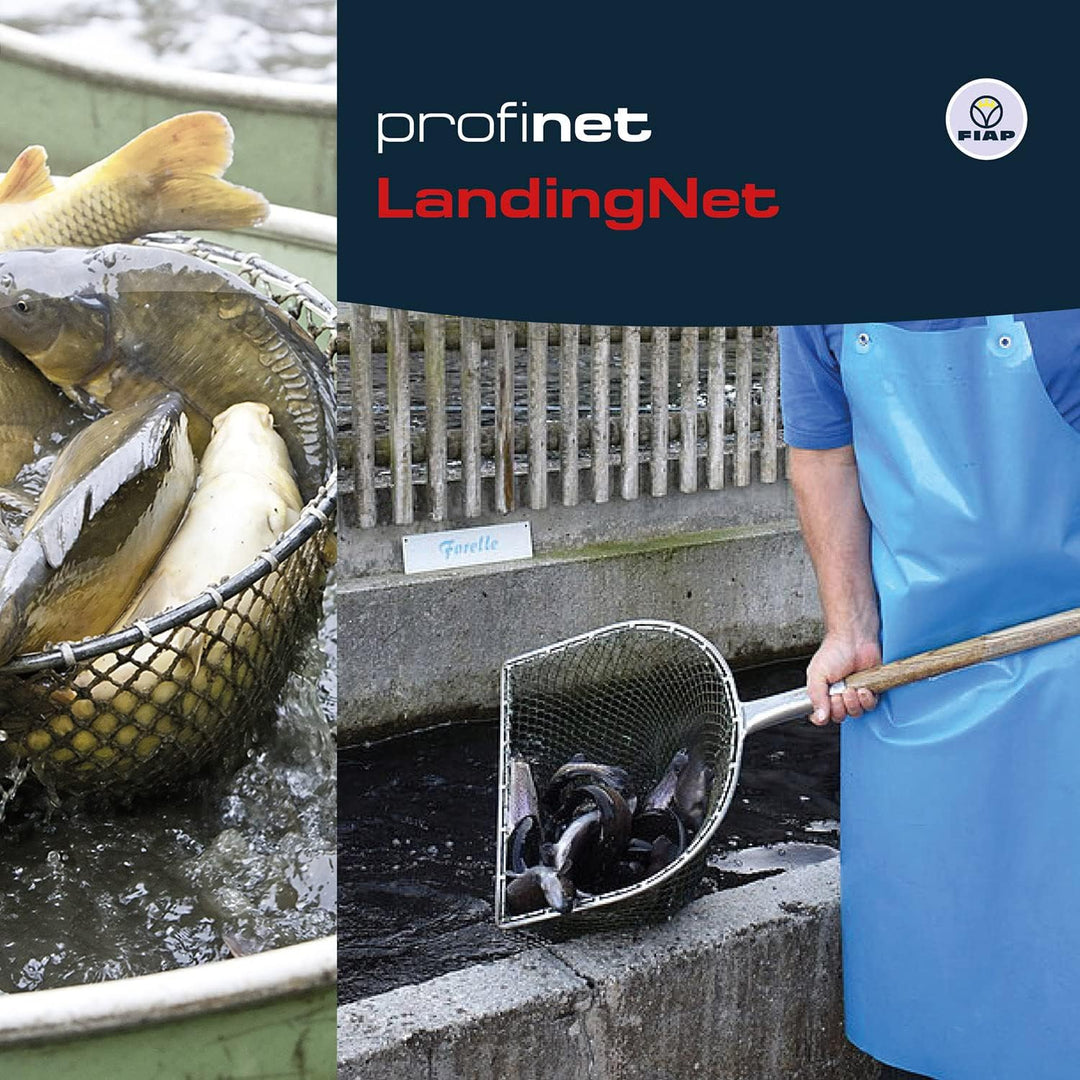 FIAP profinet LandingNet 300 - Profi Kescherbügel - D-Form - Fischkescher - Teichkescher - Material