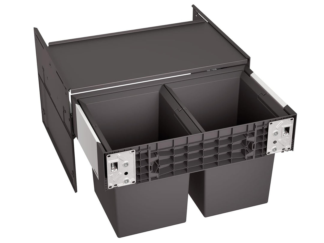 BLANCO SELECT II Compact 60/2 | Kunststoff, Aluminium | 60er Unterschrank | Auszugssystem zur Fronta