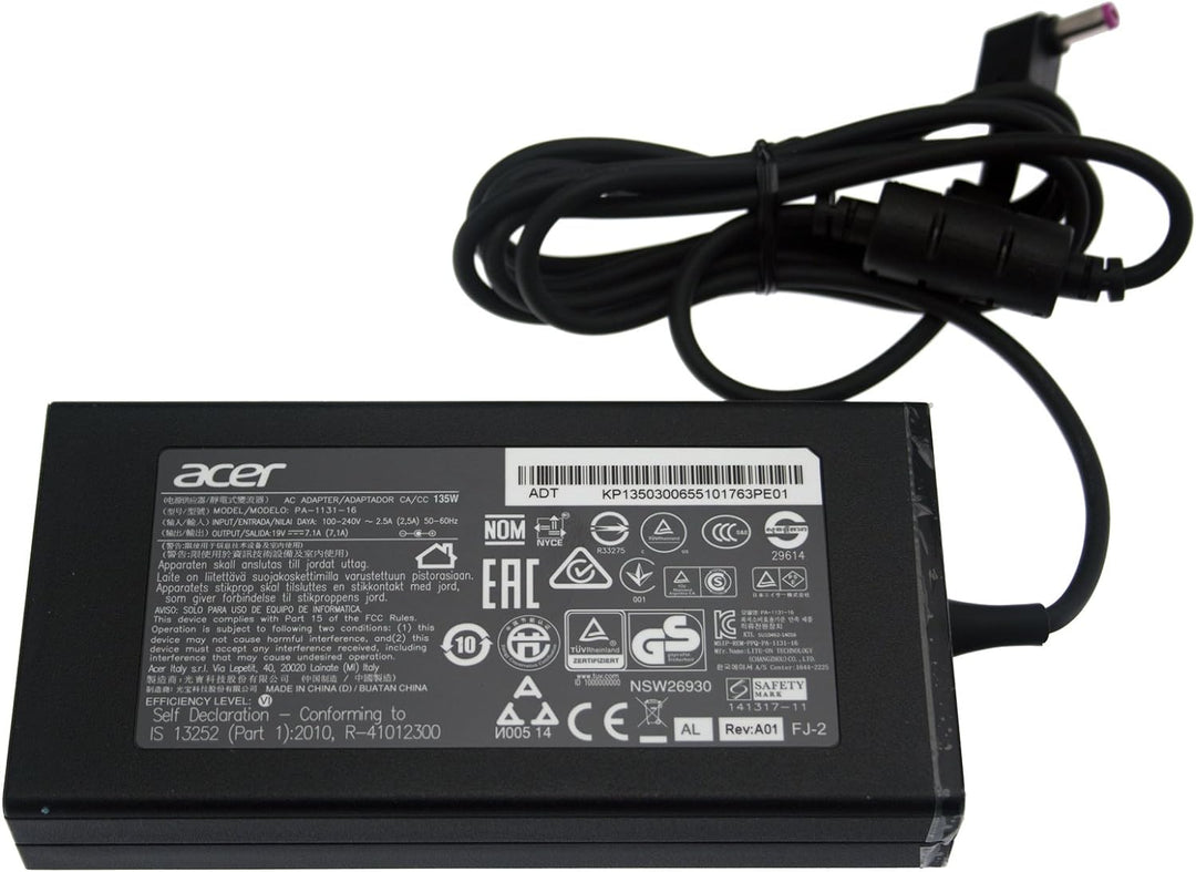 Acer Netzteil/Ladegerät 19,5V / 6,92A / 135W KP.13501.007 KP13501007 (Original)