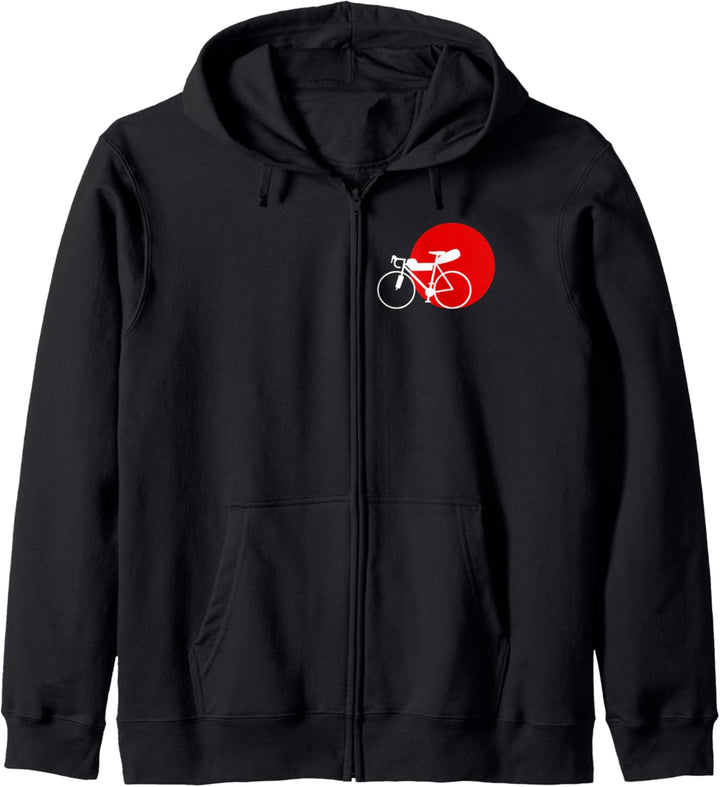 Bikepacking Gravel Bike mit Sonne Kapuzenjacke